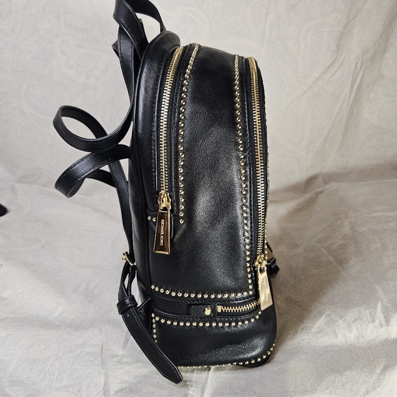NWT MICHAEL Michael Kors Rhea Medium Rose Studded Leather Backpack main image 5
